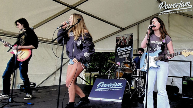 'ZLATS' from Powerjam Band Project performing at Richmond May Fair in 2024 (credit: Powerjam Band Project).