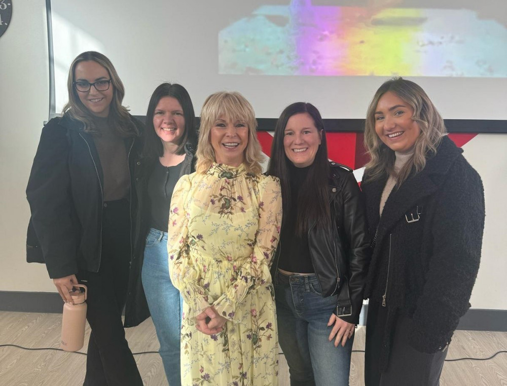 NWAT teaching staff with guest speaker, Toyah Willcox at the annual Trust Inset Day event (Image via: NWAT)