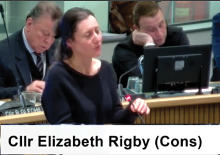 Cllr Liz Rigby quizzed health portfolio Cllr Mark Hooper