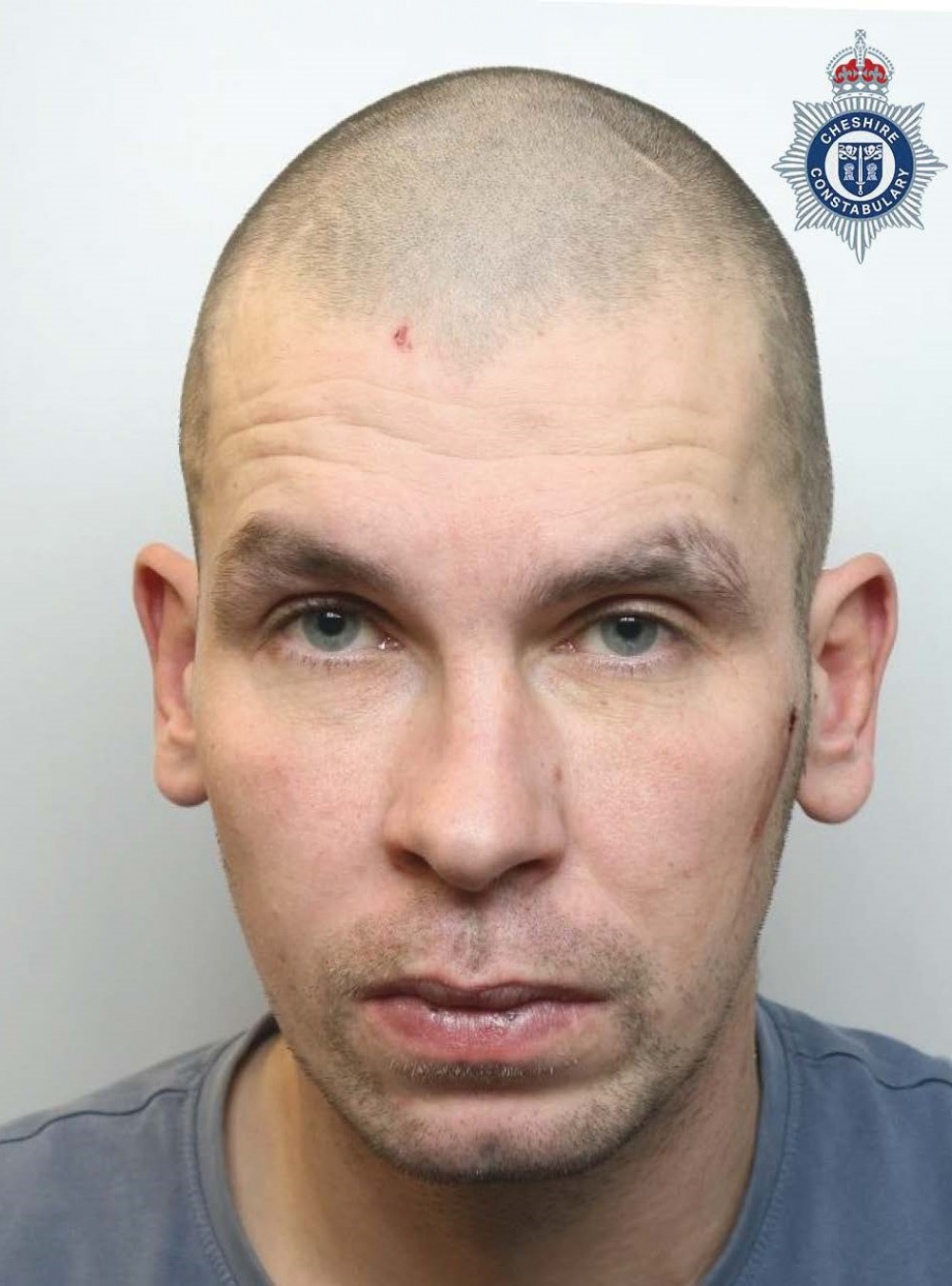 Sebastian Mroz, 33, has been jailed for assaulting his ex-partner and attempting to control her life (Cheshire Police).