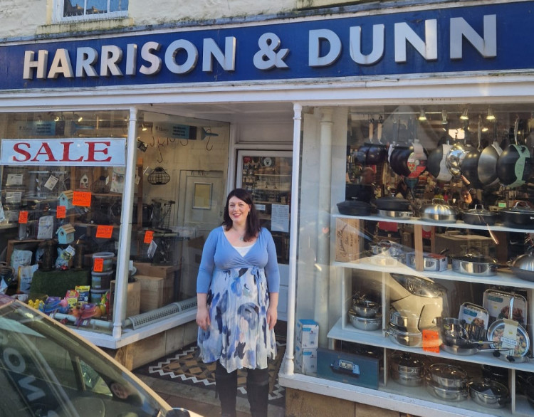 MP Alicia Kearns names Harrison and Dunn as winners of this year's Independent Shop Awards (Photo: Alicia Kearns)