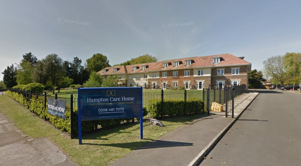 Amber Faye Stewart is a former nurse at Hampton Care Home (Image via Google Maps)