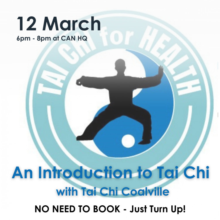 An Introduction to Tai Chi - with Tai Chi Coalville at CAN HQ, Memorial Square, Coalville