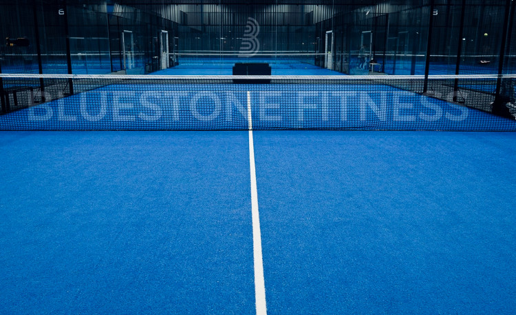 How the padel courts at Bluestone could look if planning permission is granted. Photos: Bluestone Fitness