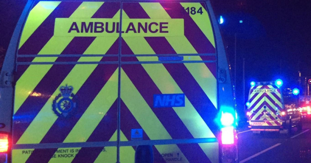 The West Midlands Ambulance Service was called to the scene at at 9:55pm on Thursday. (West Midlands Ambulance Service)