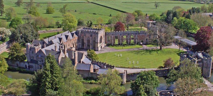 The Bishop's Palace in Wells earned a 94% in the Visit England Quality Scheme.