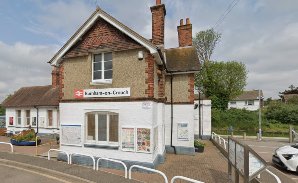 Burnham-on-Crouch Train Station, an area recently causing concern for residents online due to anti-social behaviour.