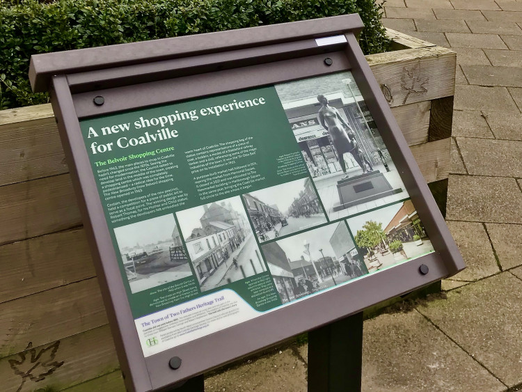 People are being encouraged to turn the trail into a long walk. Photos: Coalville Heritage Society