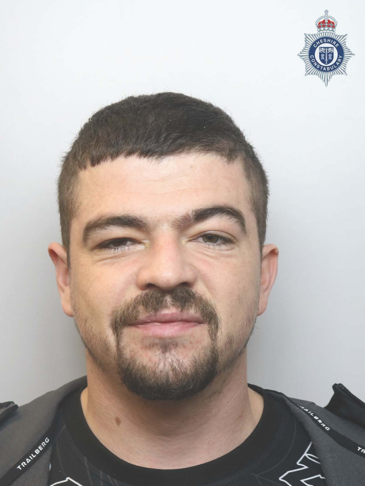 Matthew Alcroft, 31, of Cheyney Walk, appeared at Chester Crown Court on Thursday 20 February to be sentenced to 63 months behind bars Cheshire Police).