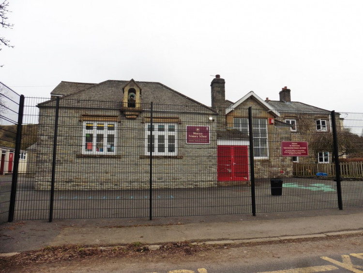 Wookey Primary School, noted for its welcoming atmosphere. 