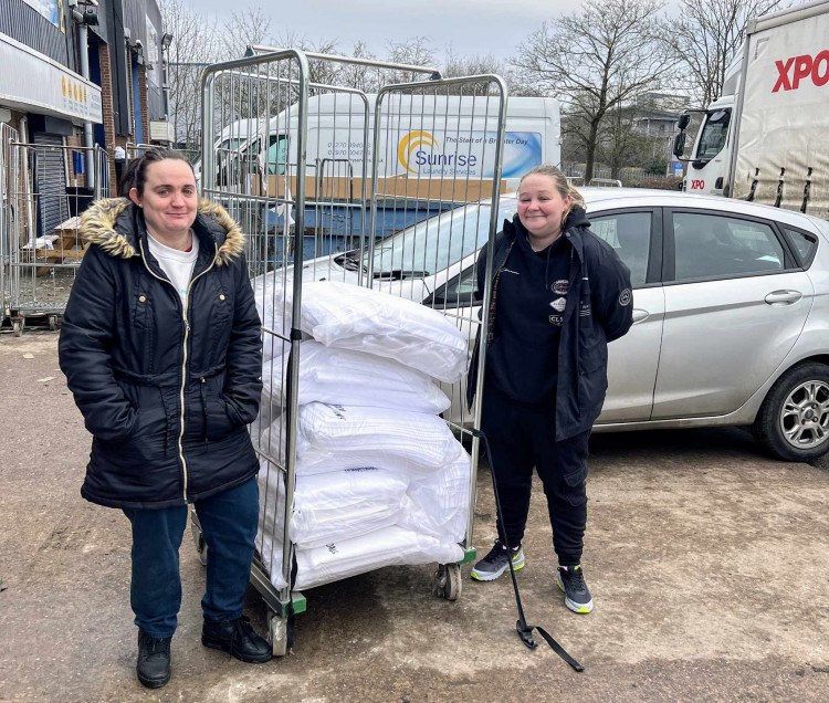 Sunrise Laundry in Crewe has given a new lease of life to hundreds of linen items through its annual stock cleanse, donating to local charities and community projects (Sunrise Laundry).