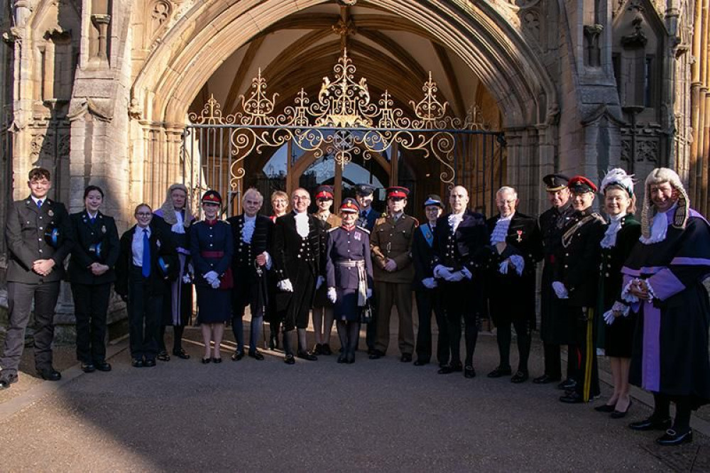 Rutland Lord Lieutenant and High Sheriff hosted a special service at Peterborough Cathedral (Photo: Rutland Lord Lieutenant)