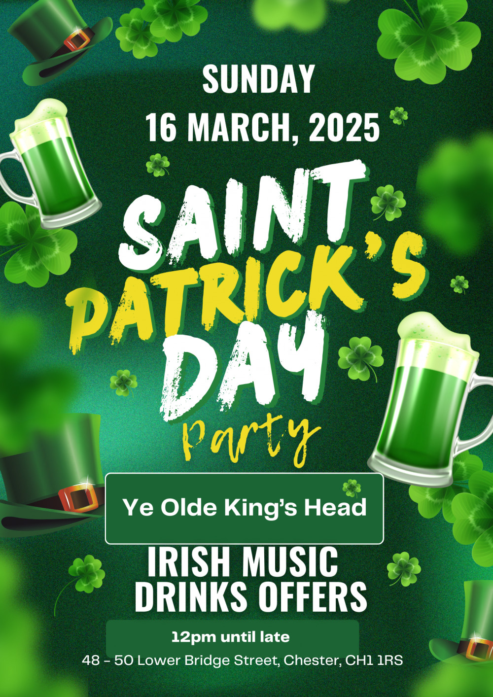 St Patrick’s Day Party