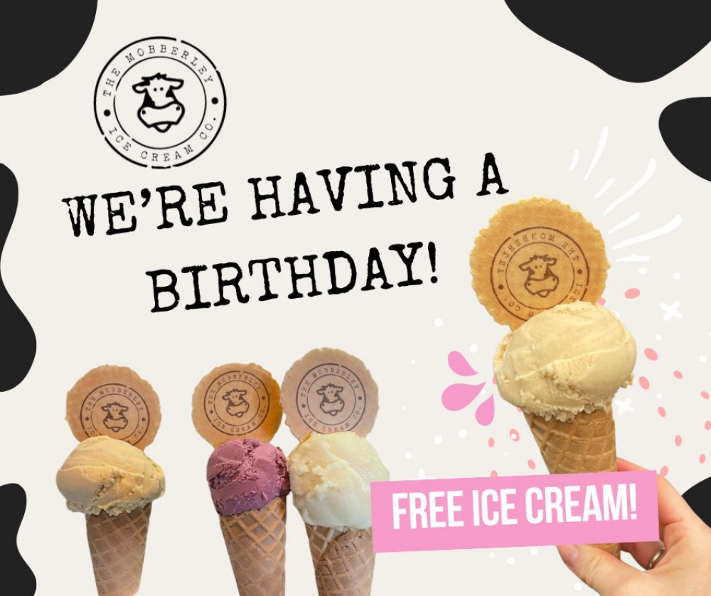 Free ice cream birthday party