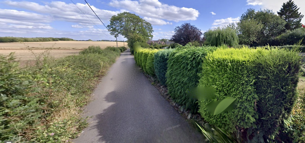 The houses would be built on lands off Drum and Monkey Lane in Packington. Photo: Instantstreetview.com