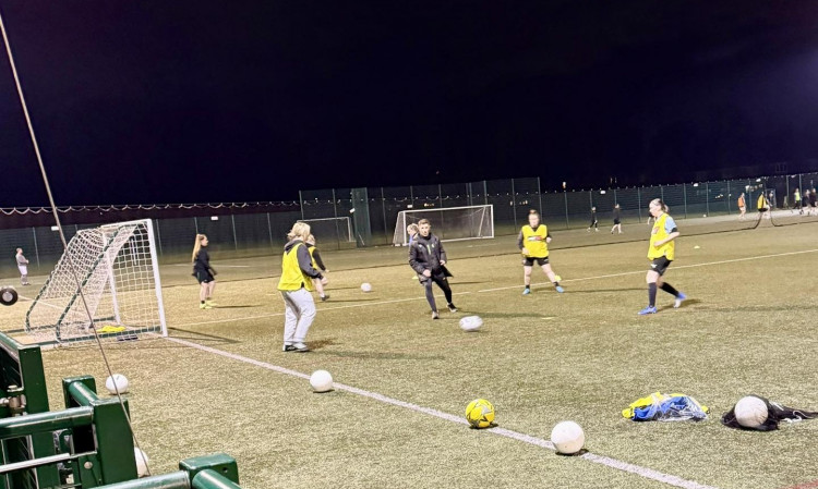 Tytherington Juniors' new open-age female team met for the first time this week (Credit: TJFC)