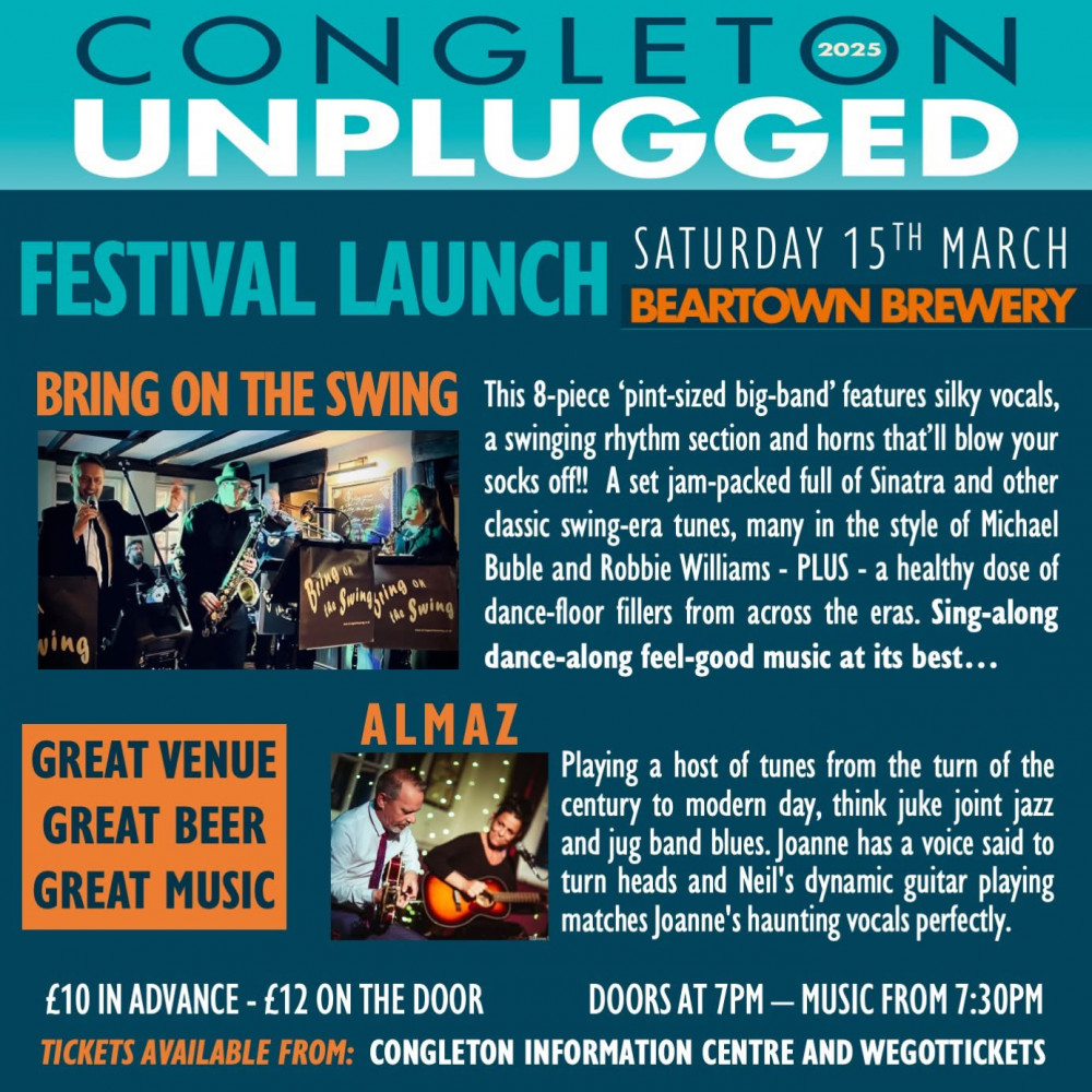 Congleton Unplugged Launch Event