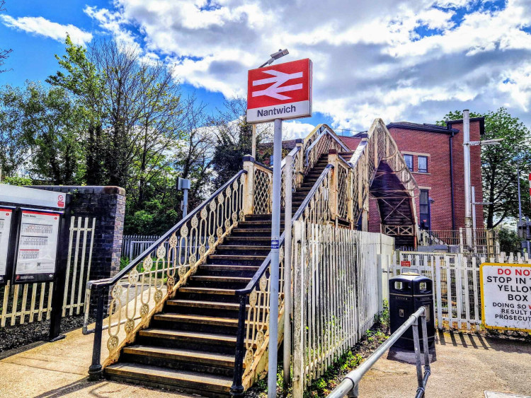 Network Rail has promised to deliver a new footbridge and safety barriers at Nantwich Station in 2027 (Ryan Parker).