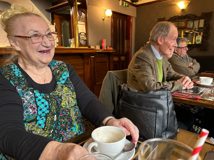 One of the Coalville group's monthly lunches. Photo: Supplied