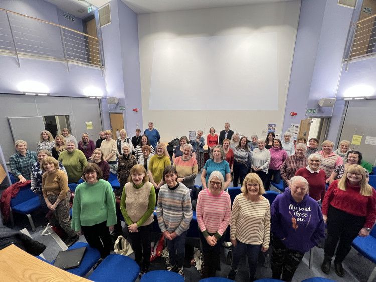 The University Hospitals Choir received UHNM’s Chief Executive Award. (UHNM)