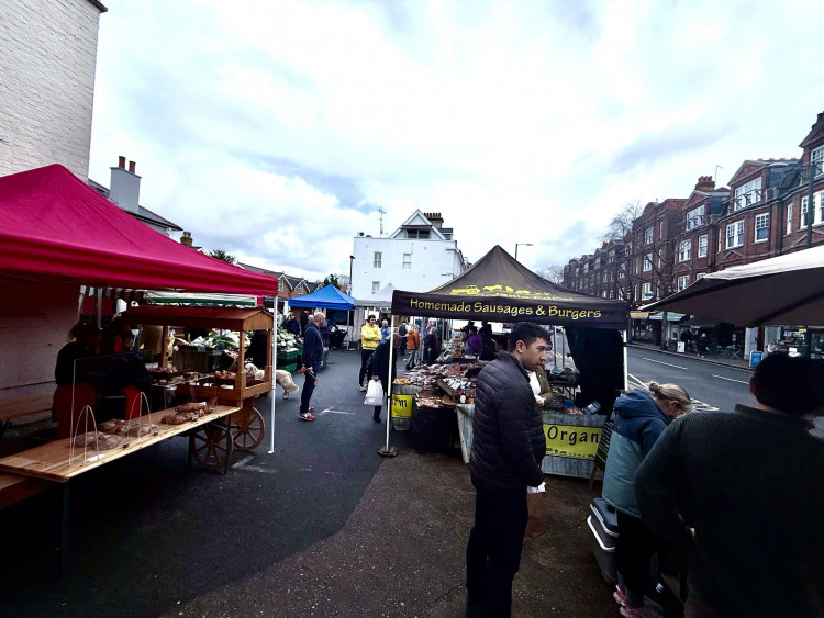 Ted's Market takes place in the car park of the King's Head Pub on Teddington's High Street (Credit: Kitt Garrett)