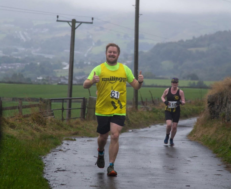 Jonathan Davies is running 100 miles in 24 hours for his son's school (Credit: Jonathan Davies)