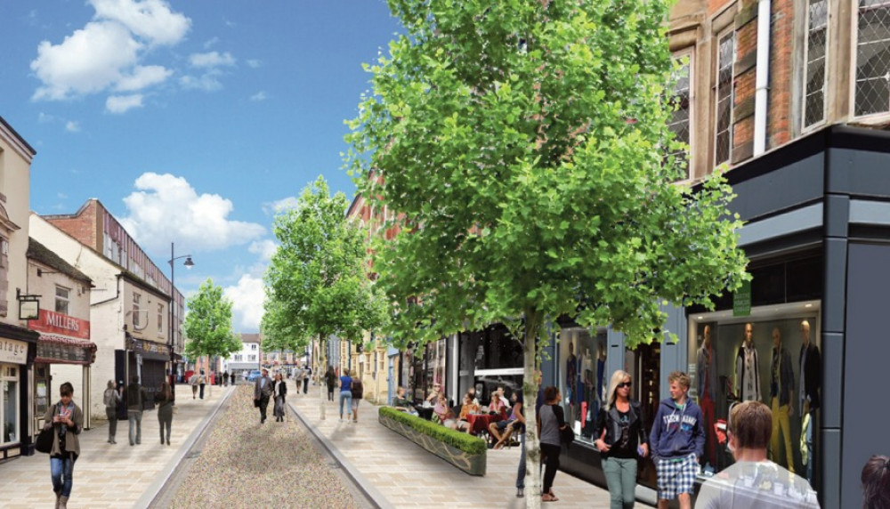 The plans for Queen Street in Burslem are currently out for consultation. (LDRS)