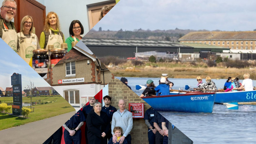 The top stories of the week in Maldon. (Credit: Essex County Council [Top Left], Essex County Fire and Rescue [Centre Bottom], and KEBS Pictures [Right])