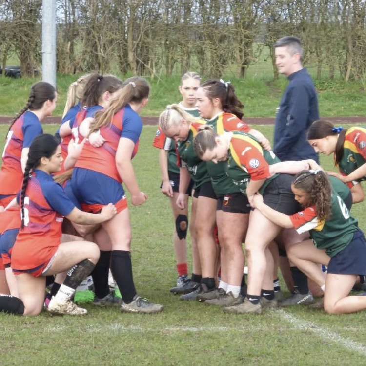 U16s ready for a scrum. (Photo: Sandbach High School and Sixth Form College)