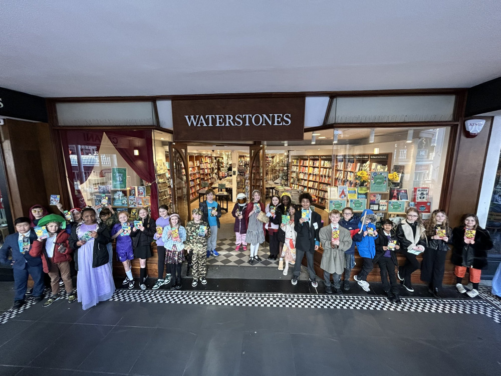 The children visited Waterstones to spend their book vouchers (Image via: The North West Academies Trust)