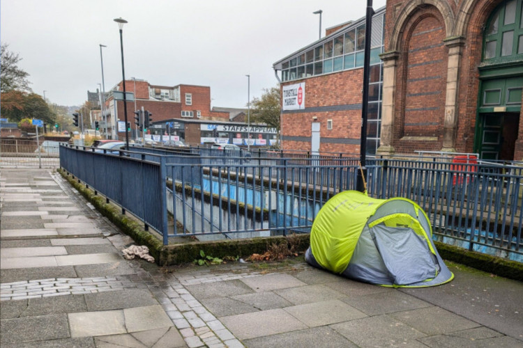 Stoke-on-Trent City Council estimated that there were 35 homeless people living on the streets of the Potteries in November. (LDRS)