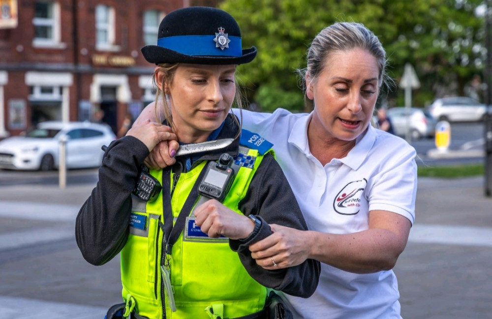 Cheshire Police are putting on free self-defence sessions in Cheshire East (Credit: Crewe Police)