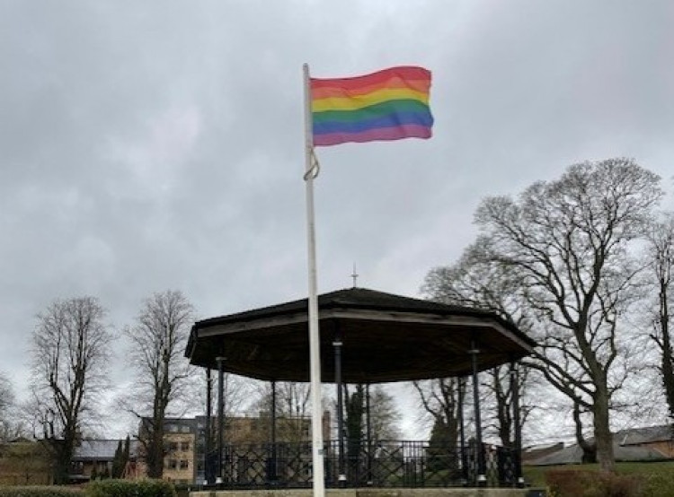 Oakham Town Council to discuss new flag policy following controversy around the flying of the pride flag for LGBTQ+ History Month (Photo: Oakham Town Council)