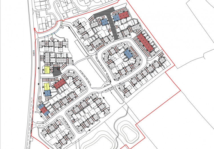 Outline plans for the state (image via planning application)