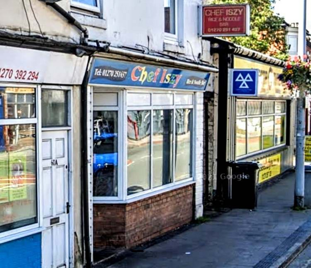 Chef Iszy, Nantwich Road, has been hit with a zero-star food hygiene rating (Google).