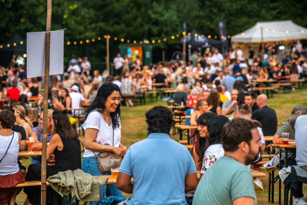 Warwick Castle will be turned into a beer garden and food festival twice this year (image via Digbeth Dining Club)