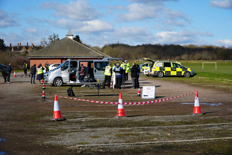 Checks were carried out by Warwick District Council, with the Driver and Vehicle Standards Agency and Warwickshire Police (image via WDC)