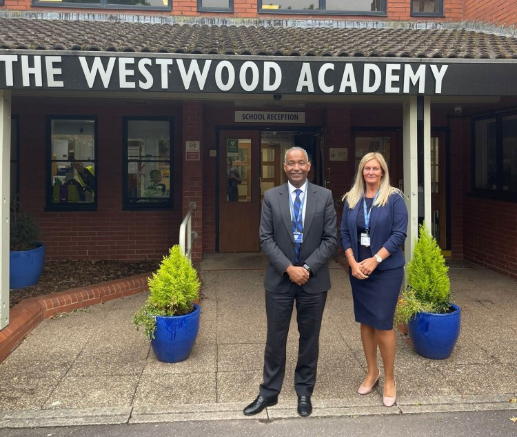 The Westwood Academy was rated 'good' in all areas by Ofsted (image via KMAT)