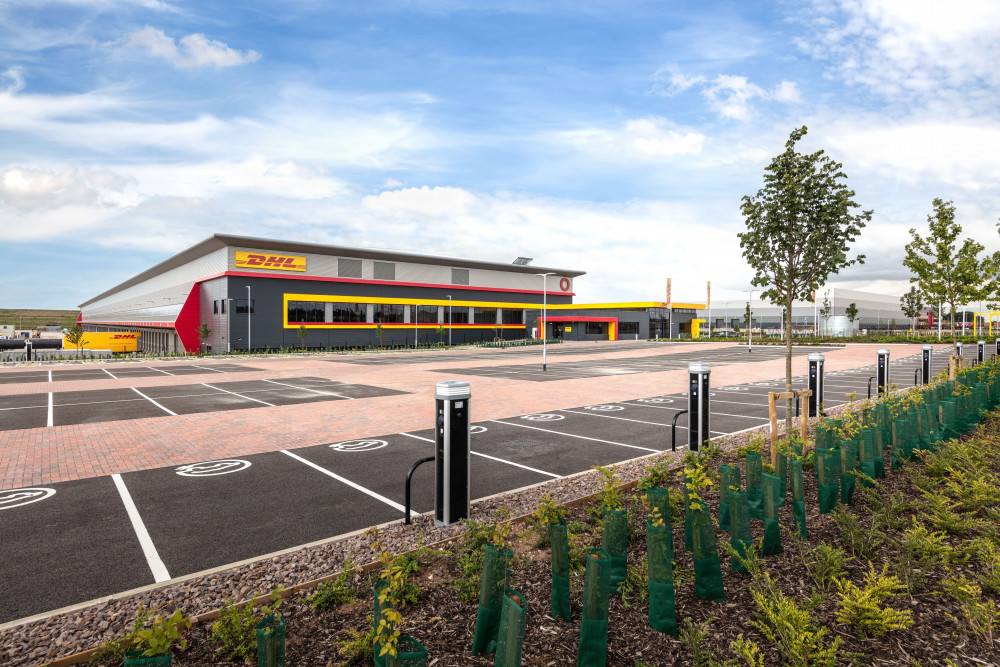 DHL's new hub near Coventry Airport opened last month (Image via DHL)