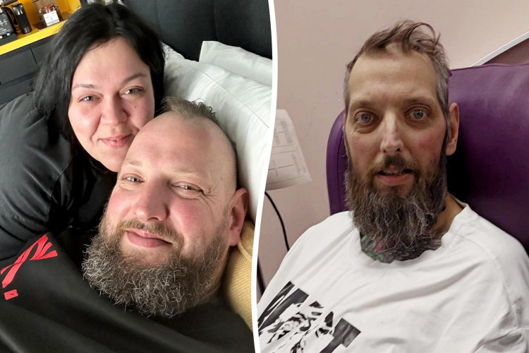 Kev Coles, from Stoke-on-Trent, has been diagnosed with stage four bowel cancer. (SWNS)