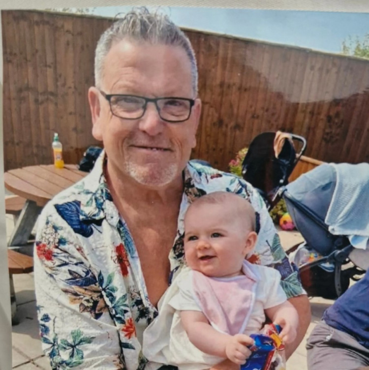  Grandfather-of-three Shaun Webb with granddaughter Olivia. (Photo: Shaun Webb)