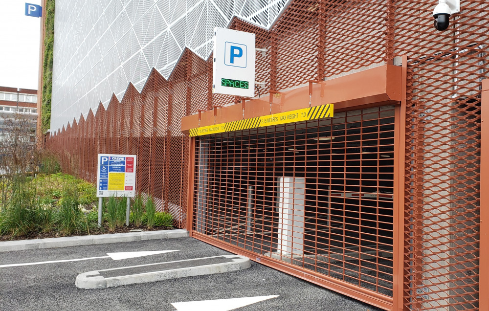 An Odd Rode Councillor has asked questions about Crewe's multi-storey car park. (Photo: LDRS)