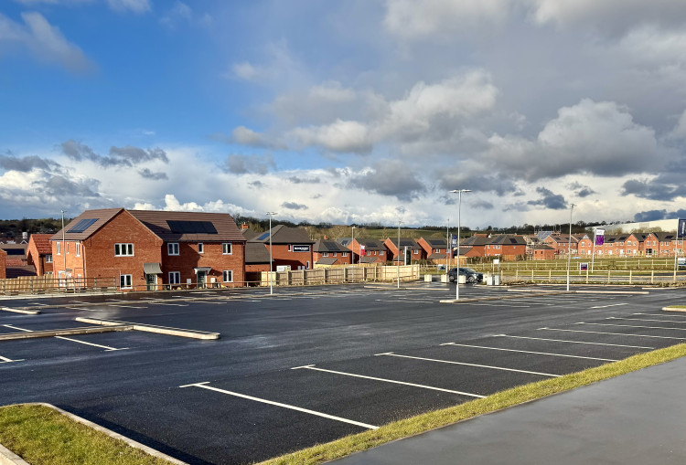 The Money Hill car park in Ashby is set to come into use this summer. Photos: Ashby Nub News