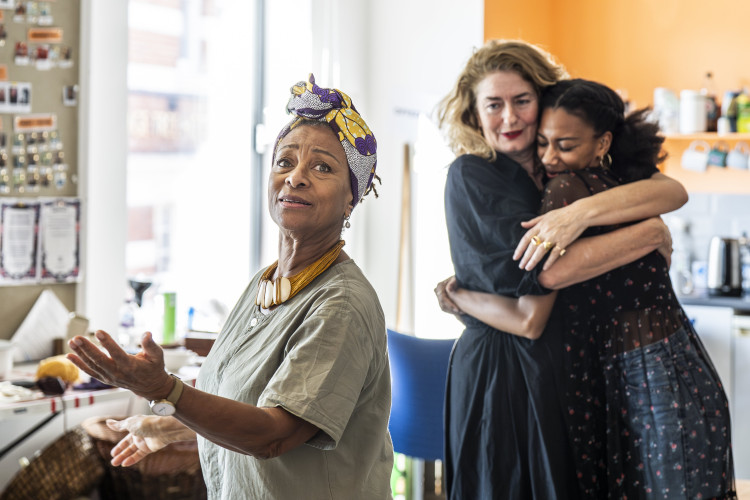 Orange Tree Theatre releases rehearsal images for 'Playhouse Creatures,' opening 21 March (credit: Ellie Kurttz).