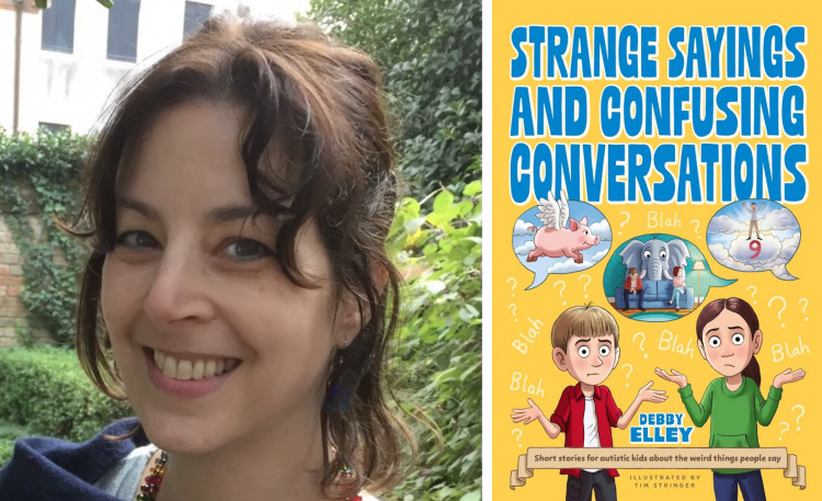 Debby Elley, a local parent-author and autism advocate, will release 'Strange Sayings and Confusing Conversations' on 21 May (Images supplied)