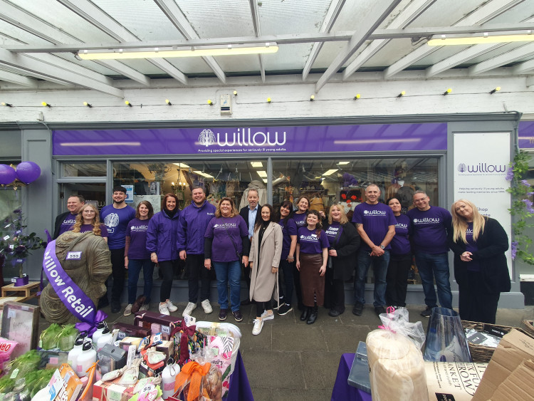 Willow charity shop on opening day