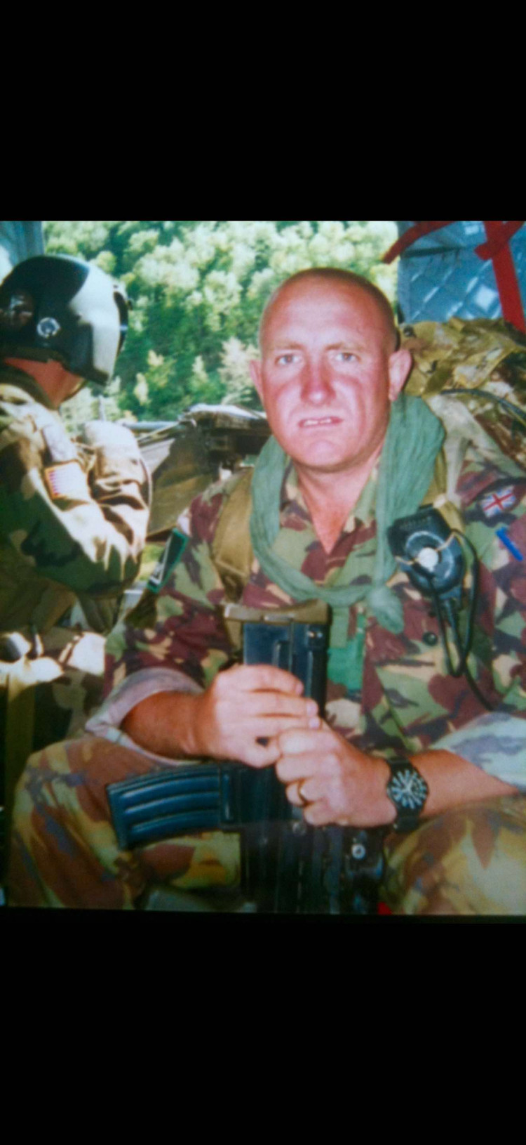 Neal Bowyer who served in the Parachute Regiment for 26 years is sleeping rough tomorrow to raise funds for venterans. (Photo: Neal Bowyer)