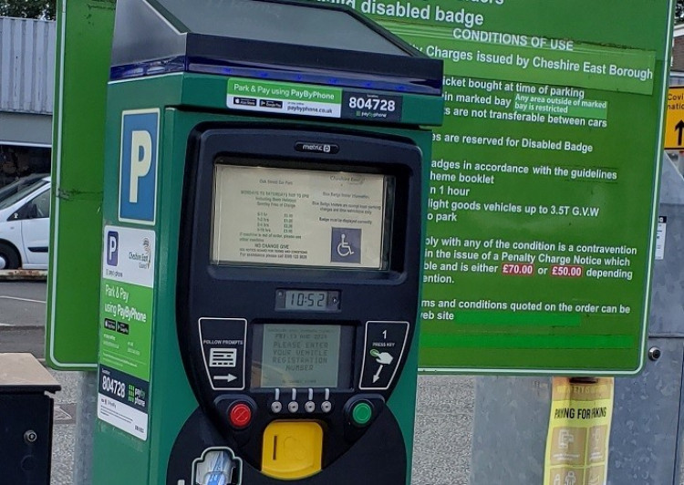 Parking meters in towns across Cheshire East have not been accepting card payments (Credit: LDRS)