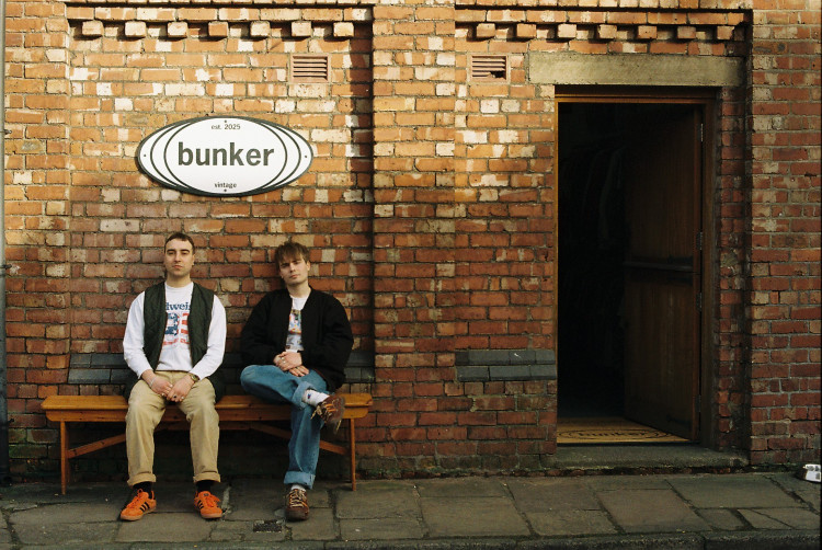 Brothers Joe and Barnaby Ward have opened a vintage clothing store in Macclesfield (Credit: Bunker)