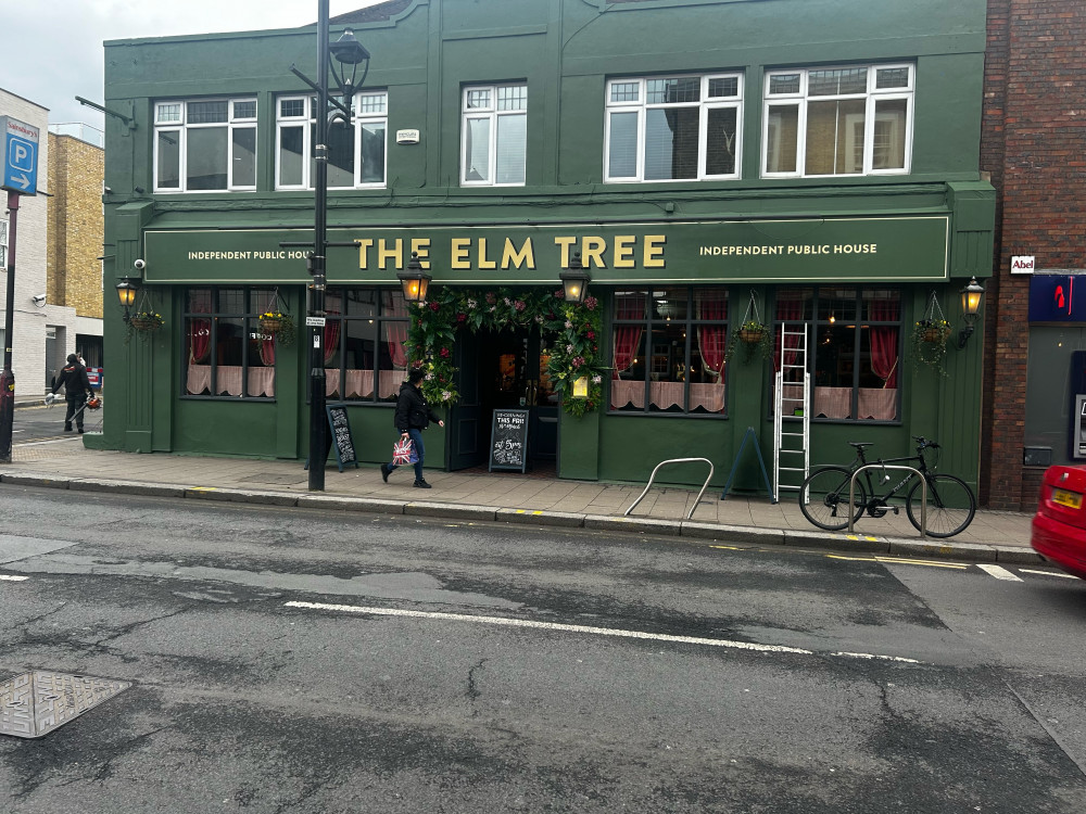 The Elm Tree is located at  64 Victoria Rd, Surbiton KT6 4NQ (Credit: Tilly O'Brien)